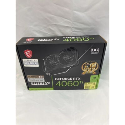 【仙台店】中古  GeForce RTX 4060 Ti VENTUS 2X BLACK 16G OC 3240009235 