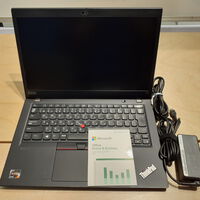 中古  LENOVO ThinkPad X13 (AMD Ryzen 5 Pro 4650U 2.10GHz/32GB/SSD256GB/-/オンボード/13.3/1920x1080/Wi-Fi/WEBCAM/W11P/Microsoft Office Home and Business 2024) 184183 