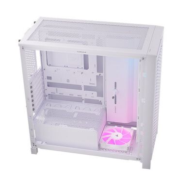 Corsair  FRAME 4000D LCD RS ARGB Premium White CC-9011327-WW (E-ATX ガラス ホワイト) 