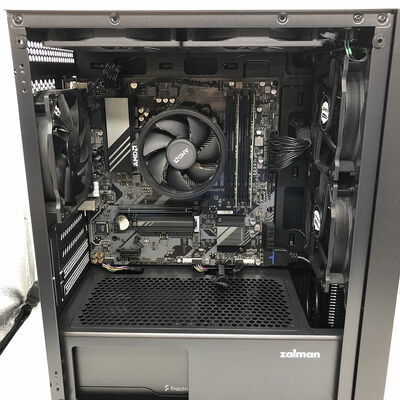 【宇都宮鶴田店】中古  自作パソコン (Ryzen 5 7600/16GB/SSD500GB/W11H) 5280001398 