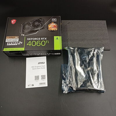 【大須店】中古  MSI GeForce RTX 4060 Ti VENTUS 2X BLACK 8G OC（RTX4060Ti 8GB） 3480034782 