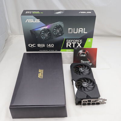 【通販センター】中古  ASUS DUAL-RTX3060TI-O8G (RTX3060Ti 8GB) 144185 