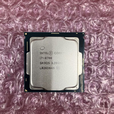 【富士青葉店】中古  INTEL Core i7 8700 (1151/3.20GHz/12M/C6/T12) 136198 