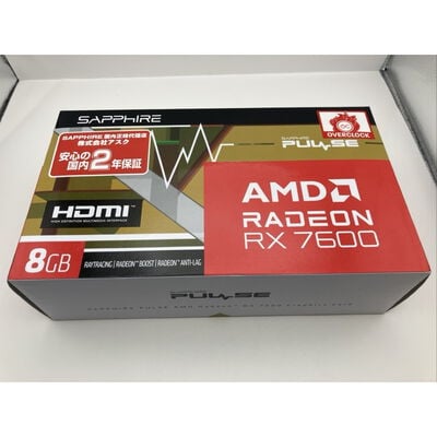 【仙台店】中古  SAPPHIRE 11324-01-20G PULSE RX7600 GAMING (RX7600 8G) 162747 