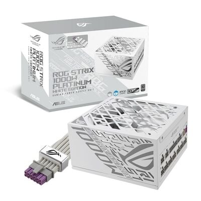 ASUS  ROG Strix 1000W Platinum White Edition (ROG Equalizer) ROG-STRIX-1000P-GAMING-WHITE-E 