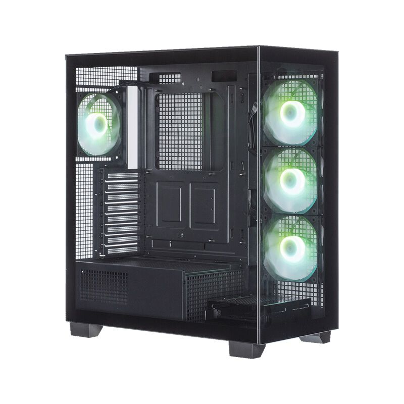 玄人志向 KRC-mT01W (MicroATX ガラス ホワイト) ｜ パソコン通販の