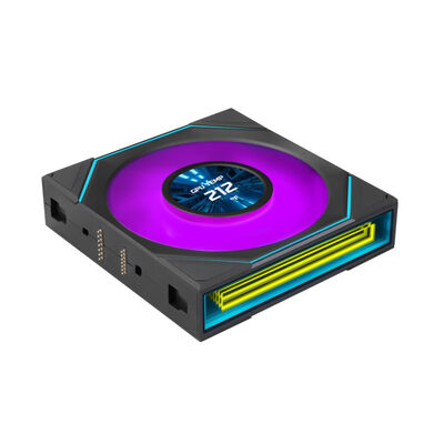 Lian-Li  UNI FAN SL-INF FLEX BK LCDモデル リバースブレード 12RSLIND1F1B (120mm ARGB ブラック  LCD リバースファン) 