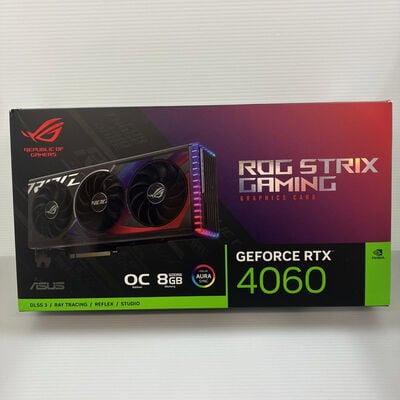 【秋葉原本店】中古  ASUS ROG-STRIX-RTX4060-O8G-GAMING (RTX4060 8GB) 158790 