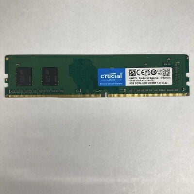 【千葉店】中古  Crucial PC4-25600 8GB デスクトップ用(DDR4-3200) 3250006117 