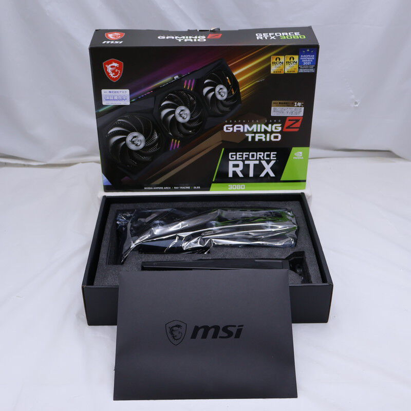 中古 MSI GeForce RTX 3080 GAMING Z TRIO 10G LHR （RTX3080 10GB