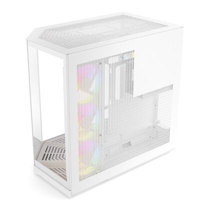 HYTE  Y50 RGB Snow White (E-ATX ガラスパネル ホワイト) 