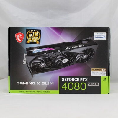 中古  MSI GeForce RTX 4080 SUPER 16G GAMING X SLIM（RTX 4080 SUPER 16GB） 3480033582 