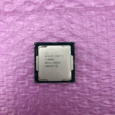 【大分店】中古  INTEL Core i7 8086K (1151/4.0GHz/12M/C6/T12) 138483 