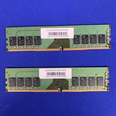 【横浜駅前店】中古  8GB 2枚組(合計16GB) PC4-25600/DDR4-3200 デスクトップ用 190923 