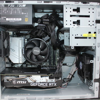 【通販センター】中古  mouse MH-A5G5A(AMD Ryzen 7 5700X/16GB DDR4 (PC4)/SSD256GB/なし/NVIDIA GeForce RTX 3060 Ti 8GB/W11H64 MAR) 196628 
