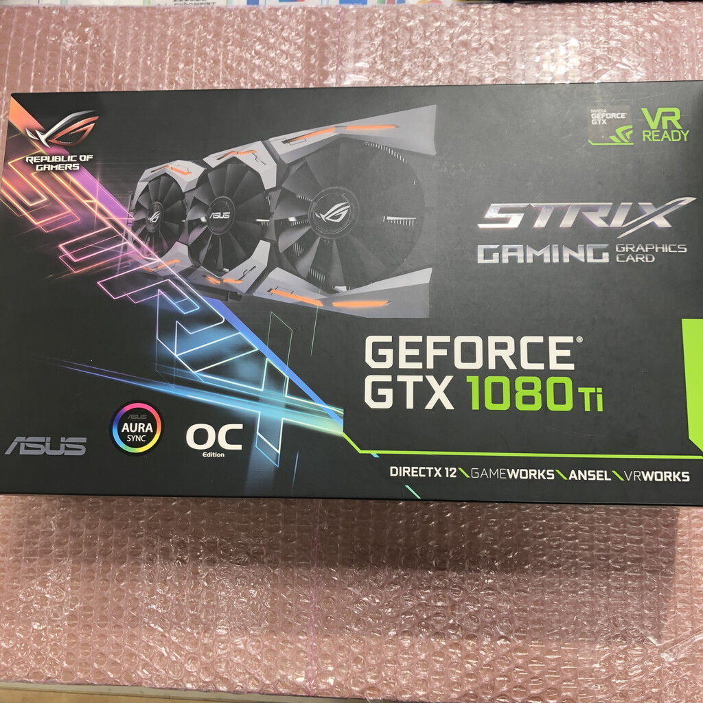 中古 ASUS ROG-STRIX-GTX1080TI-O11G-GAMING(11G GDR5X OC