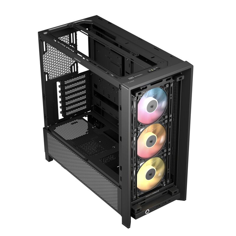 Corsair FRAME 4000D RS ARGB Black CC-9011296-WW (E-ATX ガラス