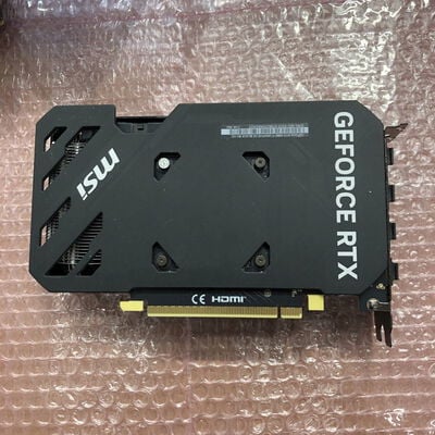 【宮崎恒久店】中古  MSI GeForce RTX 4060 Ti VENTUS 2X BLACK 8G OC（RTX4060Ti 8GB） 3480037351 