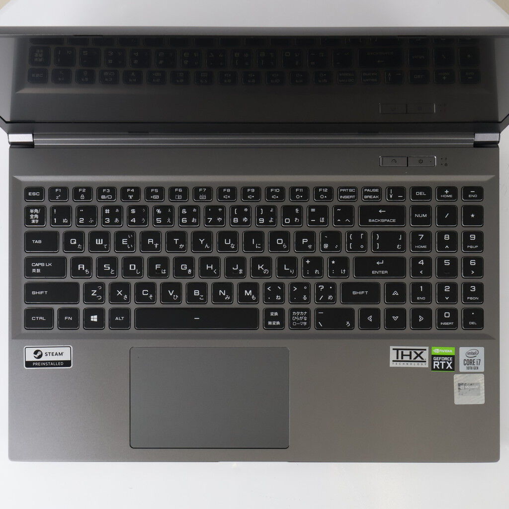 中古 THIRDWAVE GALLERIA GCL2060RGF-T (Core i7-10750H/16GB/RTX 2060