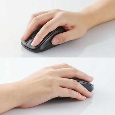 エレコム  M-BY11BRKBK (抗菌 Bluetooth5.0 IRマウス Mサイズ ブラック) 