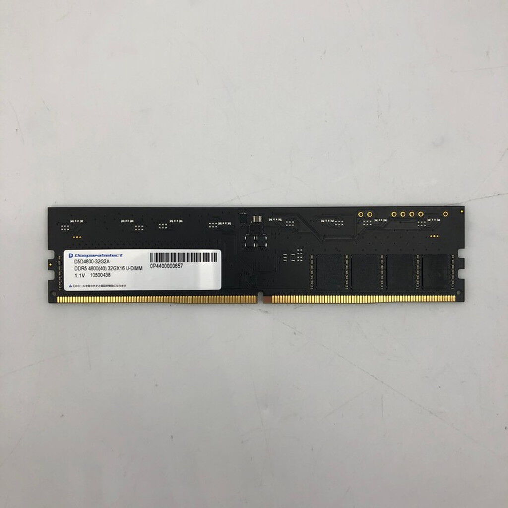 中古 PC5-38400 32GB デスクトップ用(DDR5-4800) 149150 （333207