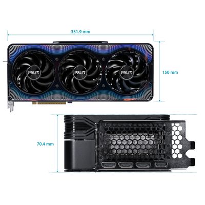Palit  NE75080T19T2-GB2030G (GeForce RTX 5080 GameRock OC 16GB) 