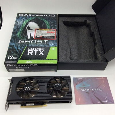 【浜松店】中古  GAINWARD GeForce RTX 3060 Ghost NE63060019K9-190AU-G（RTX3060 12GB） 3480035859 