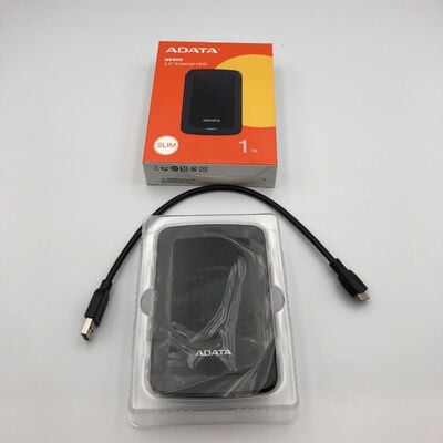 【甲府飯田店】中古  ADT AHV300-1TU31-CBK  (USB3.2 ﾎﾟｰﾀﾌﾞﾙHDD 1TB) 4720003018 