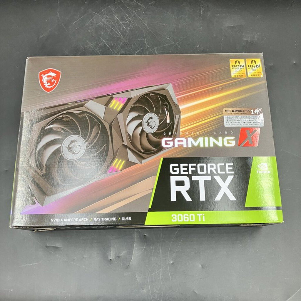 中古 【LHR版】MSI GeForce RTX 3060 Ti GAMING X 8G LHR(RTX3060Ti