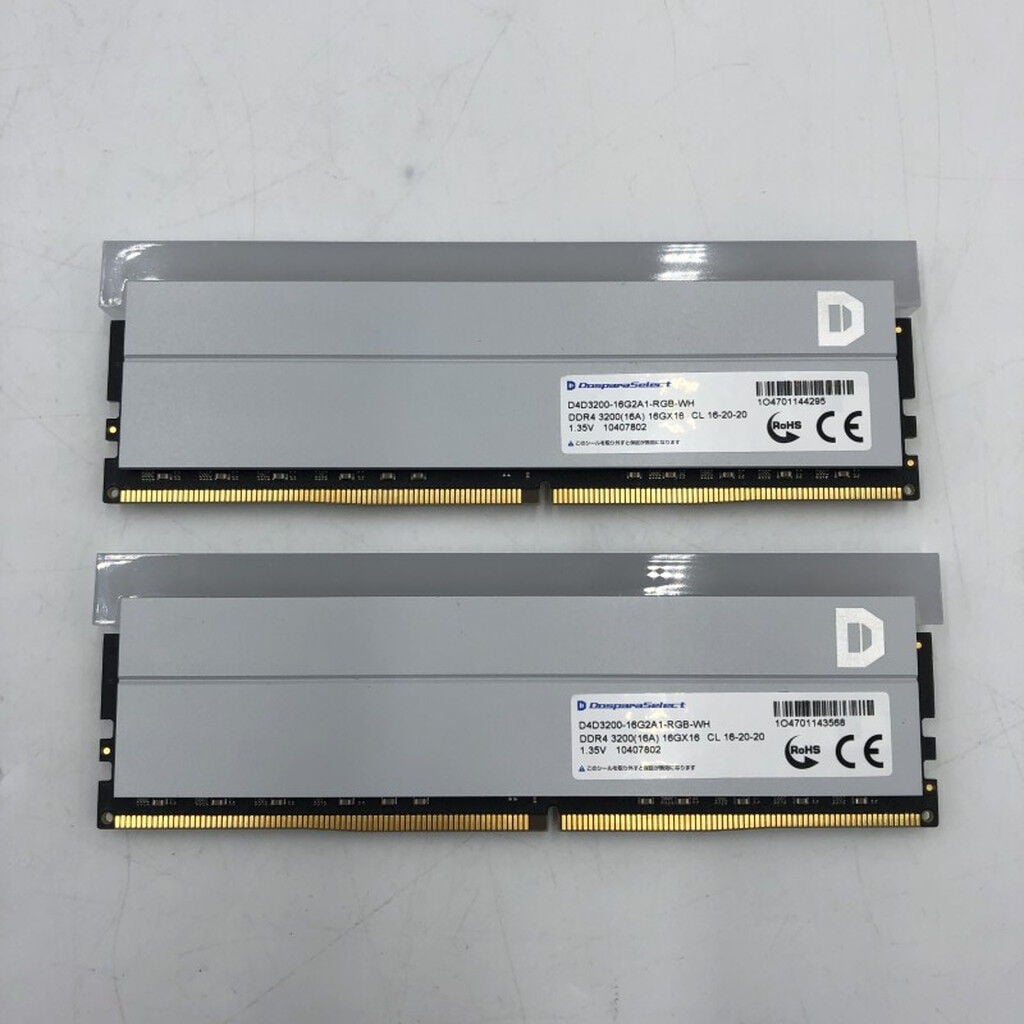 中古 16GB 2枚組(合計32GB) PC4-25600/DDR4-3200 デスクトップ用