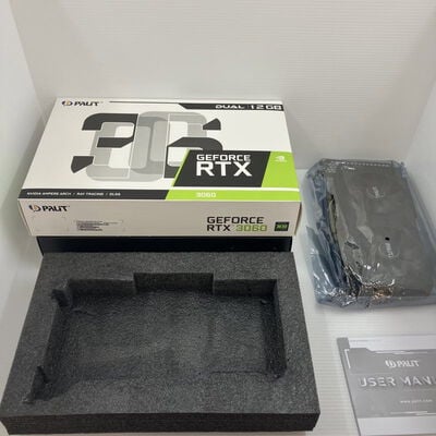 【秋葉原本店】中古  Palit NE63060019K9-190AD(RTX3060 Dual 12G) 175511 