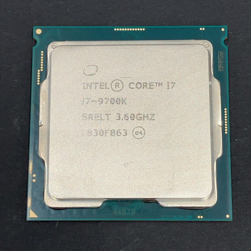 中古 INTEL Core i7 9700K (1151/3.60GHz/12M/C8/T8) 138481 （405170