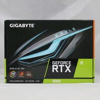 中古  GIGABYTE GV-N3060EAGLE OC-12GD rev2.0（RTX 3060 12GB） 3480032459 