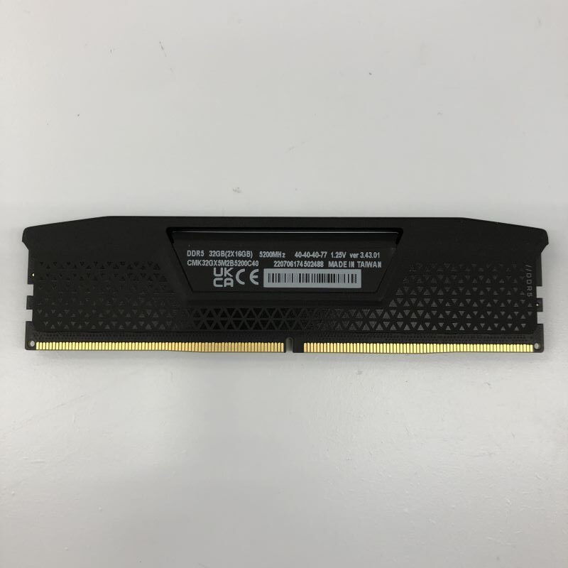 （新品未開封）CORSAIR CMK32GX5M2B5200C40 CORSAIR VENGEANCE DDR5 RAM 32GB (2x16GB) 5200MHz CL40-40-40