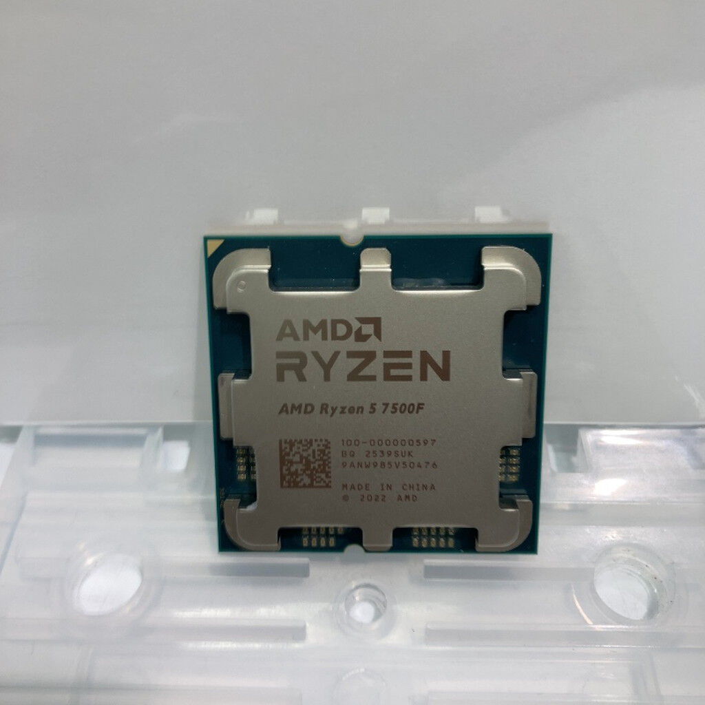 中古 AMD Ryzen 5 7500F (AM5/3.7GHz/38M/C6/T12/65W) 187425 （400973