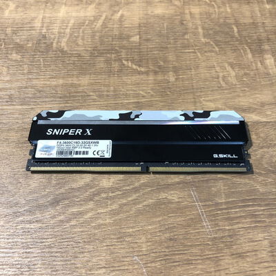 【姫路店】中古  G.Skill F4-3600C19D-32GSXWB(DDR4 PC4-28800 16GB) 4740001223 