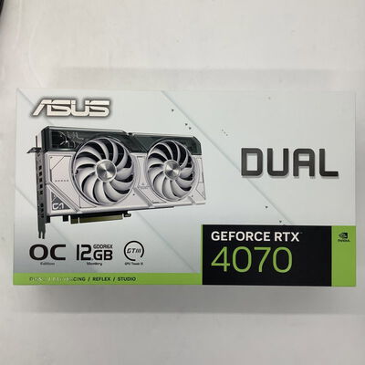 【堺七道店】中古  ASUS DUAL-RTX4070-O12G-WHITE (RTX4070 12GB) 4660003076 