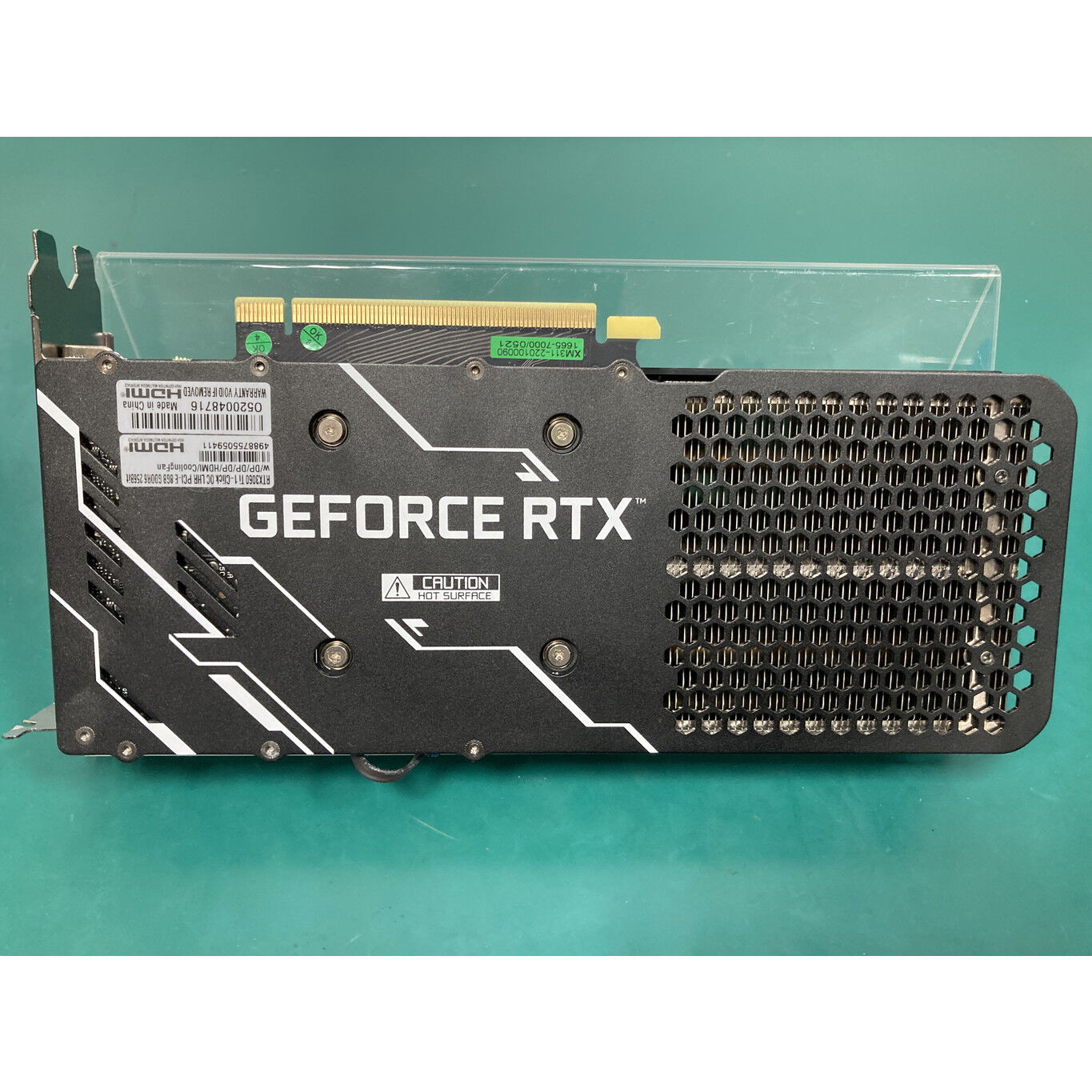 中古 【LHR版】玄人志向 GG-RTX3060Ti-E8GB/DF/LHR (RTX3060Ti 8GB