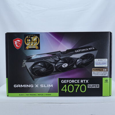 【通販センター】中古  MSI GeForce RTX 4070 SUPER 12G GAMING X SLIM (RTX4070 SUPER 12GB) 163391 