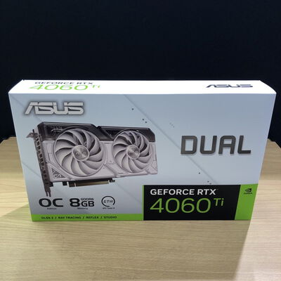 【甲府飯田店】中古  ASUS DUAL-RTX4060TI-O8G-WHITE(RTX4060Ti 8G) 175548 