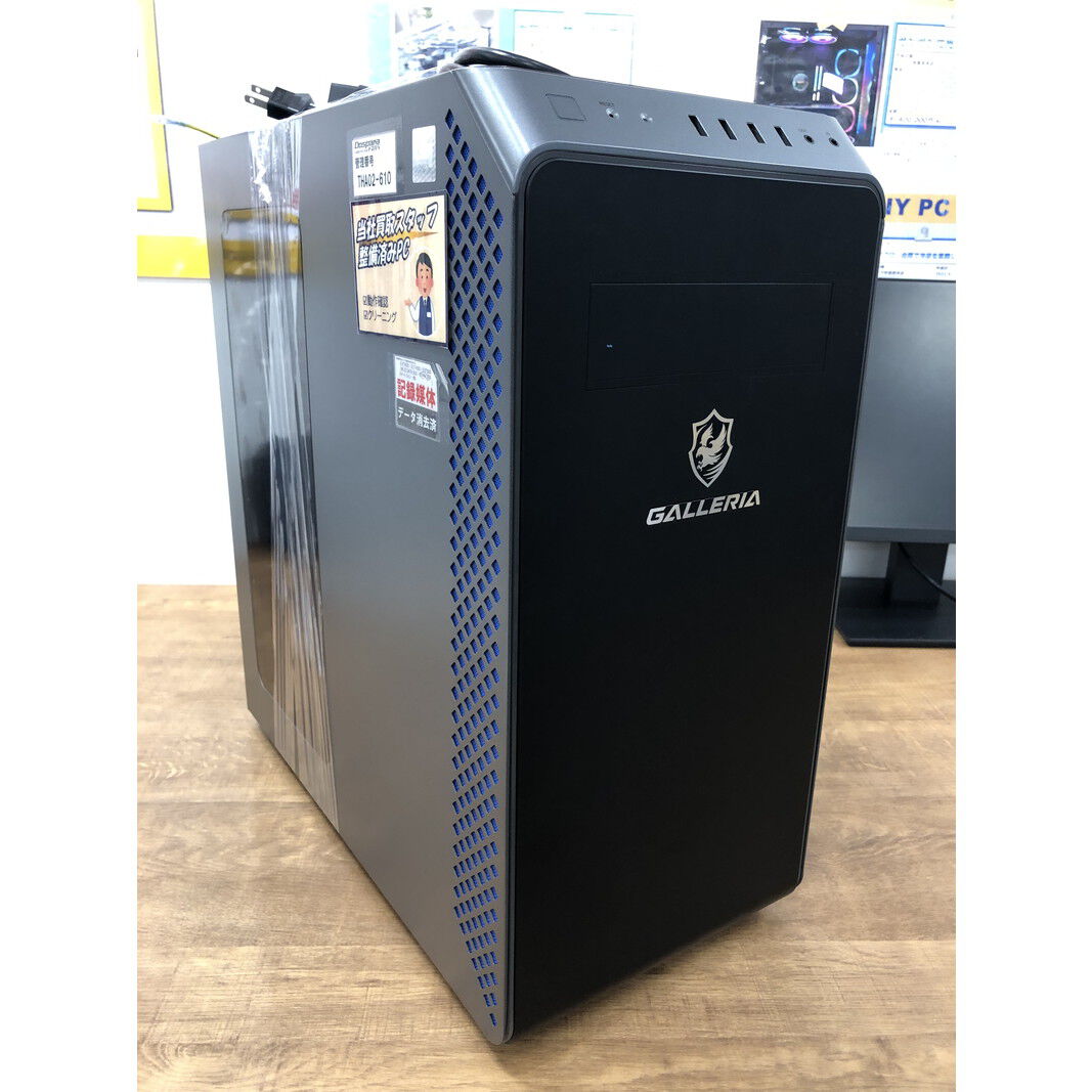 中古 THIRDWAVE GALLERIA XA7C-R36T (Core i7 12700/16GB/SSD 中古 THIRDWAVE GALLERIA XA7C-R36T (Core i7 12700/16GB/SSD