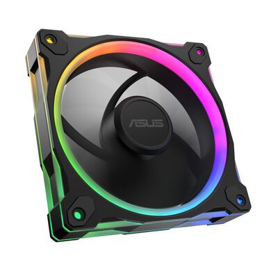 ASUS  MR120 REVERSE ARGB FAN BLACK (120mm ブラック 1個パック) 