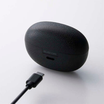 エレコム  LBT-OWS03BK (オープンイヤー型イヤーカフタイプ完全ワイヤレスイヤホン ブラック) 
