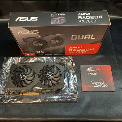 【横浜駅前店】中古  ASUS DUAL-RX7600-O8G (RX7600 8G) 162752 