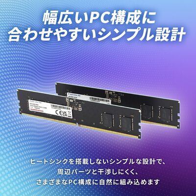 ドスパラセレクト  D5D4800-8G2A (DDR5 PC5-38400 8GB 2枚組) 