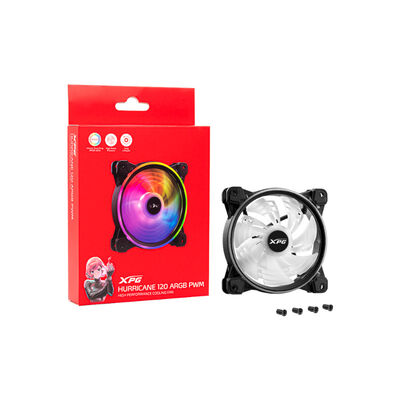 ADATA  HURRICANE 120 ARGB PWM HURRICANE120ARGBPWM-BKCWW (120mm ブラック) 