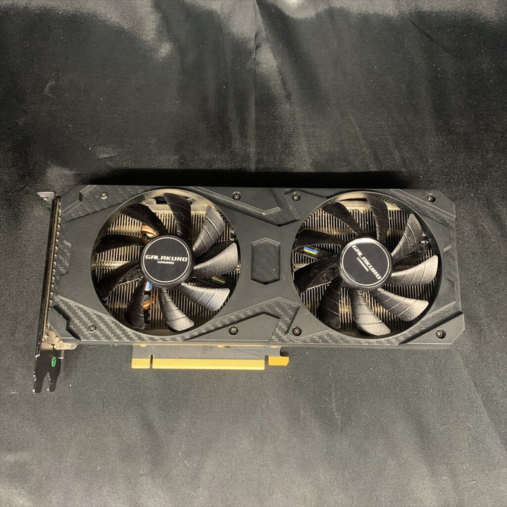 中古 【LHR版】玄人志向 GG-RTX3060Ti-E8GB/DF/LHR (RTX3060Ti 8GB