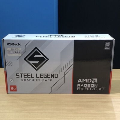 【甲府飯田店】中古  ASRock RX9070XT SL 16G Steel Legend 16GB (RX9070XT 16G) 176937 