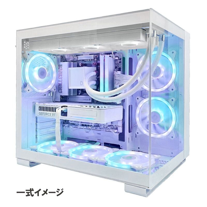 ドスパラセレクト CC1-RGB-WH (ATX ガラス ホワイト) ｜ パソコン通販