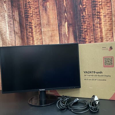 【富士青葉店】中古  Viewsonic VA2419-SMH-7 (23.8”W 1A1H 5ms IPS) 182907 